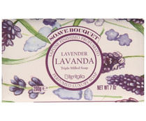 Pastilla de jabón de origen vegetal y con aroma a lavanda ITERITALIA Soave bouquet 200 g.