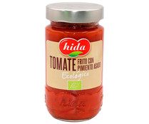 Tomate frito ecológico con pimiento asado HIDA 350 g.
