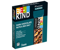 Barritas de nueces con chocolate negro y sal marina BE-KIND 3 uds. x 30 g.