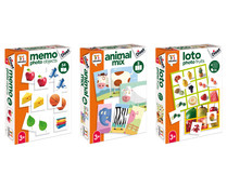 Surtido de juegos infantiles de aprendizaje de asociación de imágenes, DISET. Surtido de juegos infantiles de aprendizaje de asociación de imágenes, DISET.