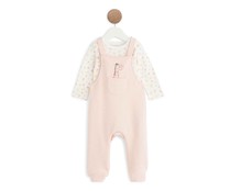 Conjunto recién nacido peto + body IN EXTENSO, talla 50.
