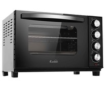 Horno de sobremesa con convección COMELEC HO 3800 IE, 1800W, capacidad 38L, luz interior.