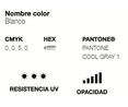 Spray de pintura acrílica, blanco ral-9010, MONTANA COLORS, 400ml.