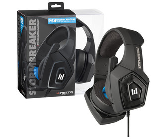 Auriculares para gaming Stormbreaker para PS4, Xbox One, PC y Switch con micrófono abatible. INDECA.