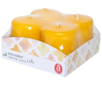 Pack de velas mini perfumadas, aroma oriental wood, ACTUEL.