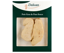 Foie gras de pato fresco DELICASS 100 g.