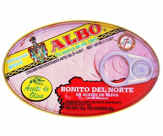 Bonito del norte en aceite de oliva lata de 82 gramos Bonito del norte en aceite de oliva lata de 82 gramos