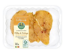 Filetes de pechuga de pollo marinados ALCAMPO PRODUCCIÓN CONTROLADA 300 Gramos Aproximados
