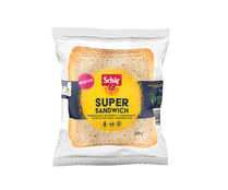 Rebanadas de pan para sandwichs sin gluten DR. SCHÄR 280 g.