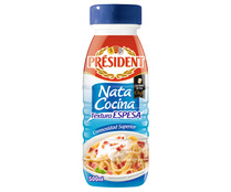 Nata líquida para cocinar, de textura espesa PRESIDENT Espessa 500 ml.
