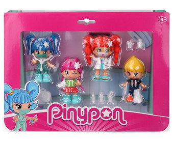 Pack 4 figuras hospital con accesorios, PINYPON. Pack 4 figuras hospital con accesorios, PINYPON.
