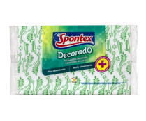 Bayeta absorbente posavajillas con decorado SPONTEX 1 ud.