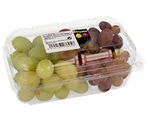 Uvas blancas y rojas sin pepitas, cesta de 500 g.