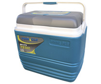 Nevera portátil rígida color azul con capacidad de 25 litros, 3,5cm de grosor térmico, 45x29x42cm., PINNACLE.