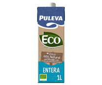 Leche entera de vacas con alimentación ecológica PULEVA Eco 1 l.