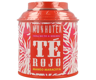 Té rojo, mango y maracuyá tazze lata 100 gramos. Té rojo, mango y maracuyá tazze lata 100 gramos.