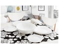 Vajilla completa de 19 piezas, 6 servicios, fabricada en vidrio opal color blanco LUMINARC 1 unidad.