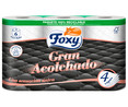 Papel higiénico de 4 capas Gran Acolchado FOXY de 6 uds.