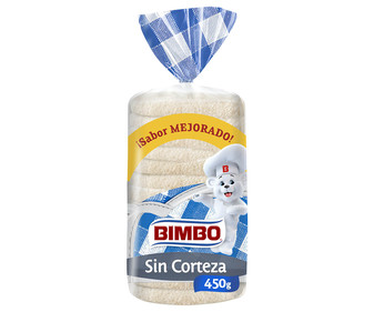 Pan molde sin corteza 450 g