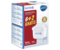 Pack de 6+2 filtros Maxtra+ para jarras purificantes BRITA.