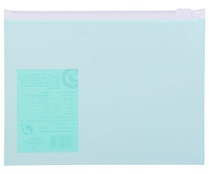 Sobre carpeta tamaño A6 con cierre, disponible en colores surtidos, PRODUCTO ALCAMPO.