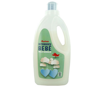 Detergente líquido para la piel sensible del bebé PRODUCTO ALCAMPO 2L 66 lav. Detergente líquido para la piel sensible del bebé PRODUCTO ALCAMPO 2L 66 lav.