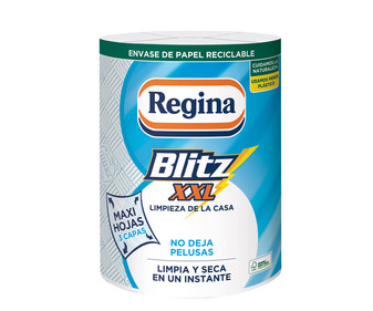 Papel de cocina, 3 capas XXL REGINA BLITZ 150 servicos Papel de cocina, 3 capas XXL REGINA BLITZ 150 servicos