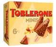 Mini bombón helado de chocolate y miel cubierto de chocolate y con leche y trozos de nougat TOBLERONE 6 x 50 ml.