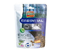 Snacks para  perros pequeños-medios en tiras 85 % carne y pescado RIGA ESSENTIAL  