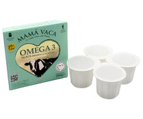 Queso fresco Omega 3 MAMÁ VACA 4 uds. x 62,5 g.