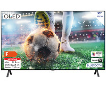 Televisión 139 cm (55") OLED LG 55A26 4K, HDR 10 PRO, SMART TV, WIFI, BLUETOOTH, TDT T2, USB reproductor y grabador, 3HDMI, 50HZ.
