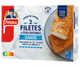 Filetes de pescado procedente de pesca sostenible (MSC), empanados sin gluten FINDUS 250 g.