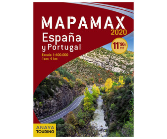 Mapamax 2020: España y Portugal (1:400000) (17ª ED.), VV. AA. Género: Turismo. Anaya Touring. Mapamax 2020: España y Portugal (1:400000) (17ª ED.), VV. AA. Género: Turismo. Anaya Touring.