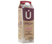 Leche de vaca desnatada, sin lactosa y de origen 100% gallega ÚNICLA 1 l.