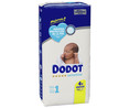 Pañales talla 1 para bebes de 2 a 5 kilogramos DODOT Sensitive 44 uds.