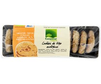 Cookies de trigo ecológicas CAMPOMAR Nature 150 g.