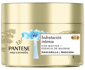 Mascarilla hidratación intensa con Biotina y esencia de Baobab PANTENE Hydra pro miracles 160 ml. Mascarilla hidratación intensa con Biotina y esencia de Baobab PANTENE Hydra pro miracles 160 ml.