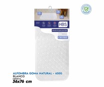 Alfombra de baño caucho antideslizante de goma natural, HBS.