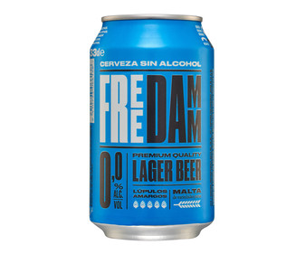 Cerveza sin alcohol FREE DAMM 33 cl. Cerveza sin alcohol FREE DAMM 33 cl.