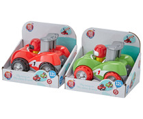 Coche para bebé con sistema pulsa y corre ONE TWO FUN ALCAMPO. Coche para bebé con sistema pulsa y corre ONE TWO FUN ALCAMPO.