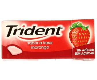 Chicles de fresa 14,5 gramos Chicles de fresa 14,5 gramos