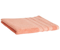 Toalla de tocador 100% algodón color rosa, densidad de 500g/m², ACTUEL.