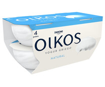 Yogur griego natural OIKOS de Danone 4 x 110 g.