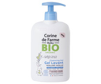 Gel de baño micelar no perfumado, especial pieles sensibles CORINE DE FARME 500 ml.