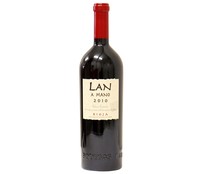 Vino tinto reserva con denominación de origen LAN A mano botella de 75 cl.