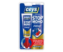 Silicona blanca stop moho 70ml, de fácil aplicación, con espátula incorporada, CEYS.