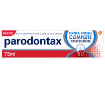 Pasta de dientes con flúor para encias y dientes sanos y fuertes PARODONTAX Complete protection 75 ml.