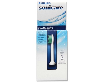 Pack de 2 recambios de cepillo dental eléctrico PHILIPS Sonicare HX6012.