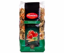 Pasta lazos tres sabores, pasta ROMERO 500 gr.