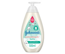 Jabón líquido de baño para la delicada piel de los recien nacidos JOHNSON´S Cottontouch 500 ml.